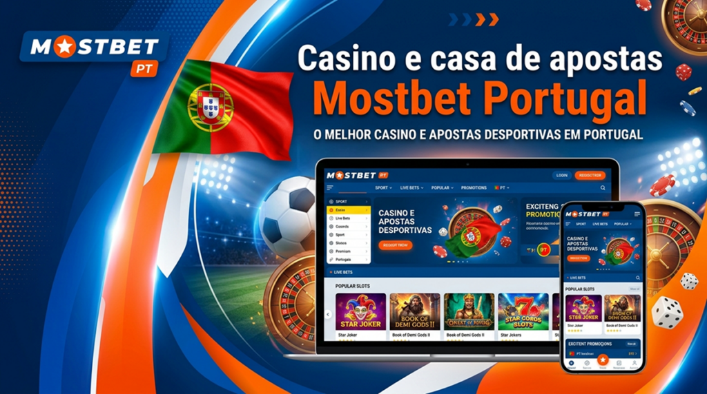 Contorno de casino e bónus da Mostbet em Portugal
